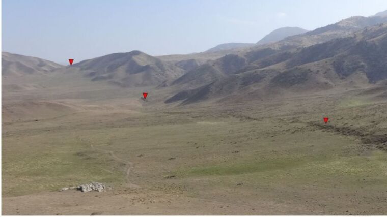 Die Kopeh Dagh-Störung in Turkmenistan