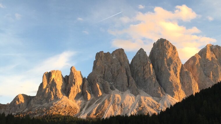 Dolomites in Villnöß Valley, Southern Tyrol